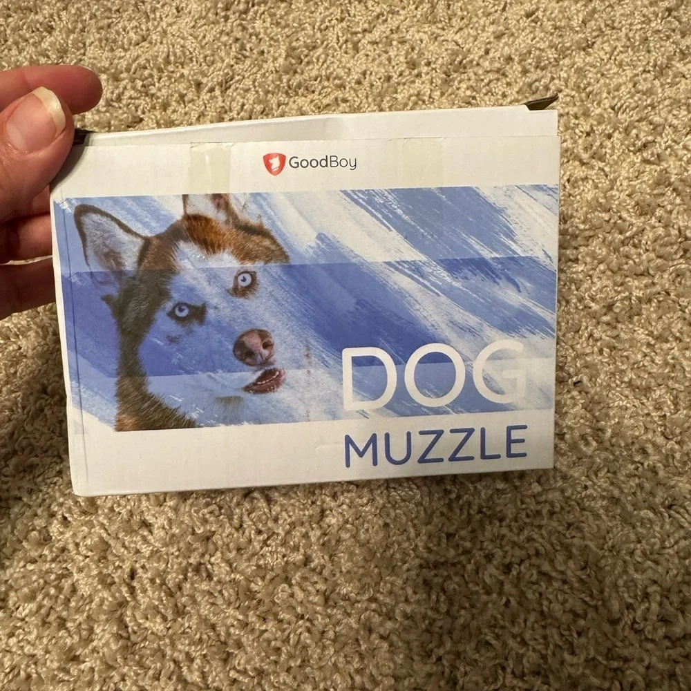 NIB Blue Good Boy Dog Muzzle Size Medium